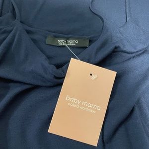 NWT. BABY MAMA Naked Wardrobe Slinky Spaghetti Strap Dress